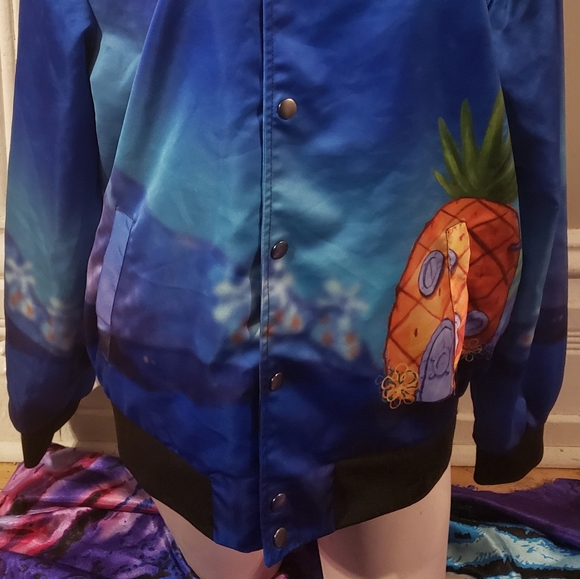 Spongebob Squarepants Baseball Style Oddity Jacket - Picture 4 of 11